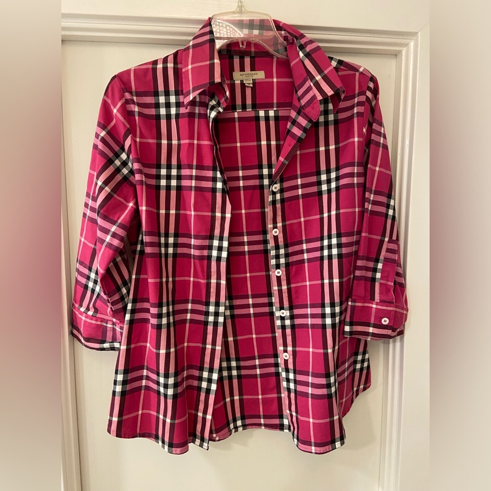 Burberry button down shirt